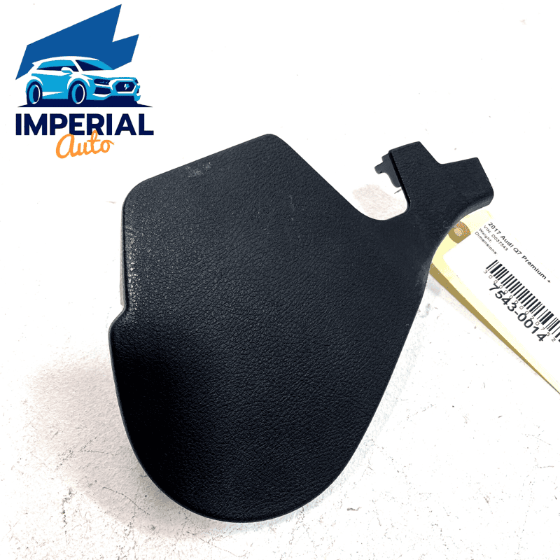2017-2019 AUDI Q7 PREMIUM PLUS FRONT RIGHT SEAT INNER TRIM COVER PANEL OEM