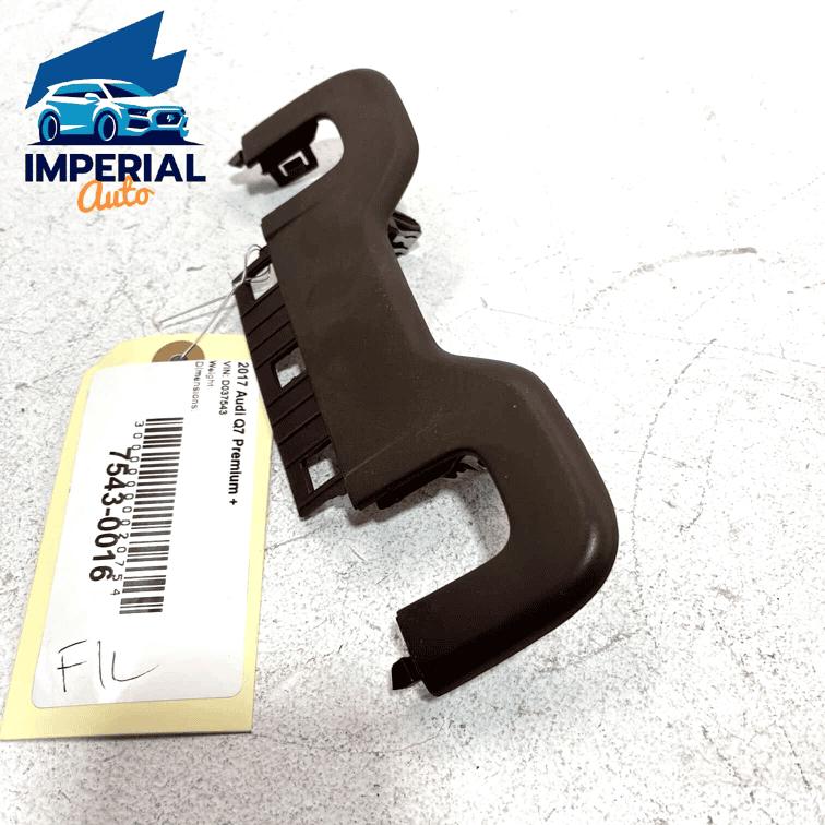 17-19 AUDI Q7 PREMIUM FRONT LEFT DRIVER SEAT HEADREST BRACKET INNER COVER O