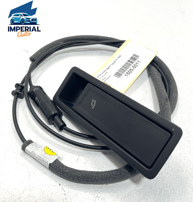 2018-22 VOLKSWAGEN TIGUAN REAR DRIVER SIDE SEAT LOCK RELEASE HANDLE & CABLE