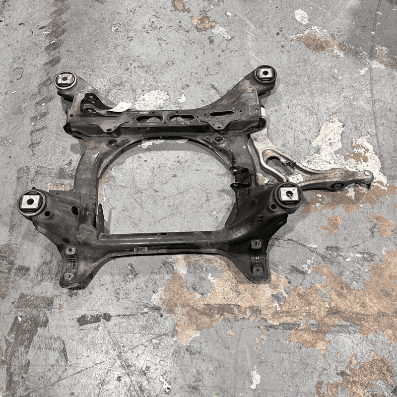 2008-2018 PORSCHE CAYENNE AWD FRONT SUB FRAME CROSS MEMBER CRADLE W/ ARM LH