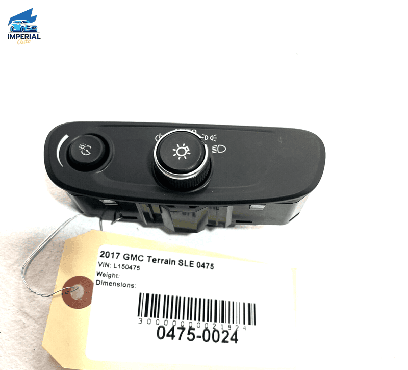 HEADLIGHT HEAD LIGHT LAMP CONTROL SWITCH GMC TERRAIN 2018-2023 OEM 1PCS