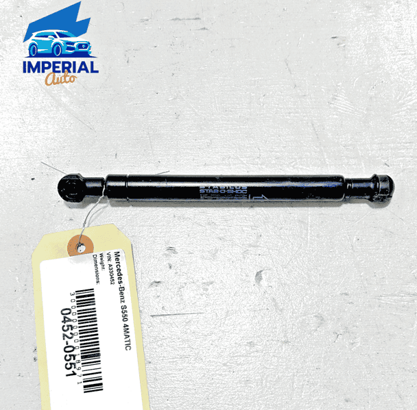 2007-2013 MERCEDES BENZ S550 SHOCK STRUT REAR TRUNK LID LIFT CYLINDER OEM