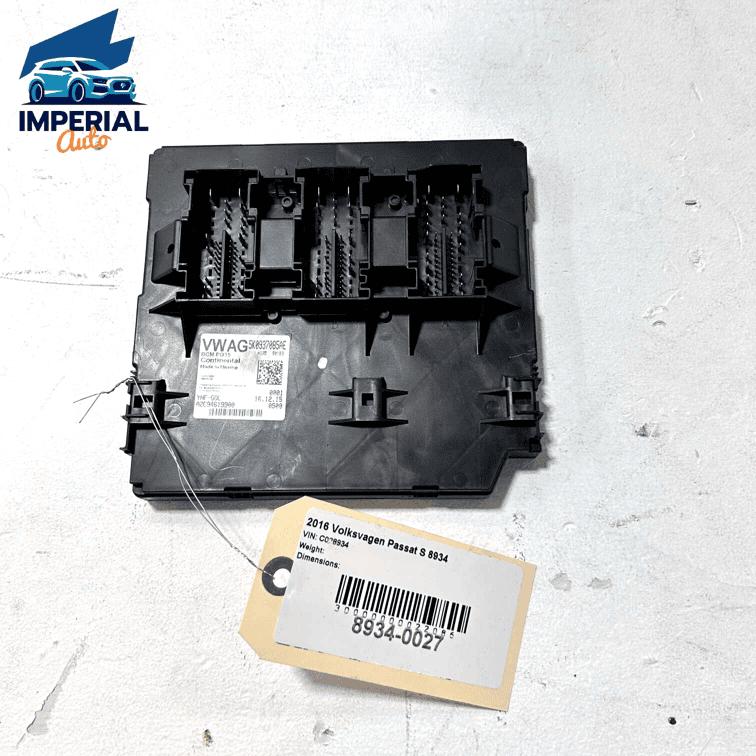 2016 VOLKSWAGEN PASSAT S BCM BCU BODY COMFORT COMPUTER CONTROL MODULE OEM