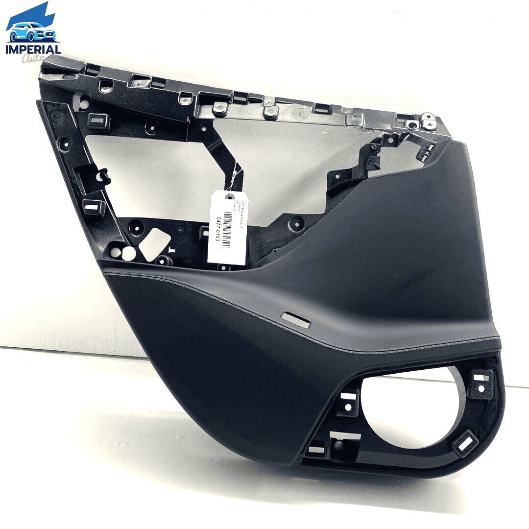 2017 Tesla Model S 75D Rear Left Driver Side Door Panel Card Trim Black OEM