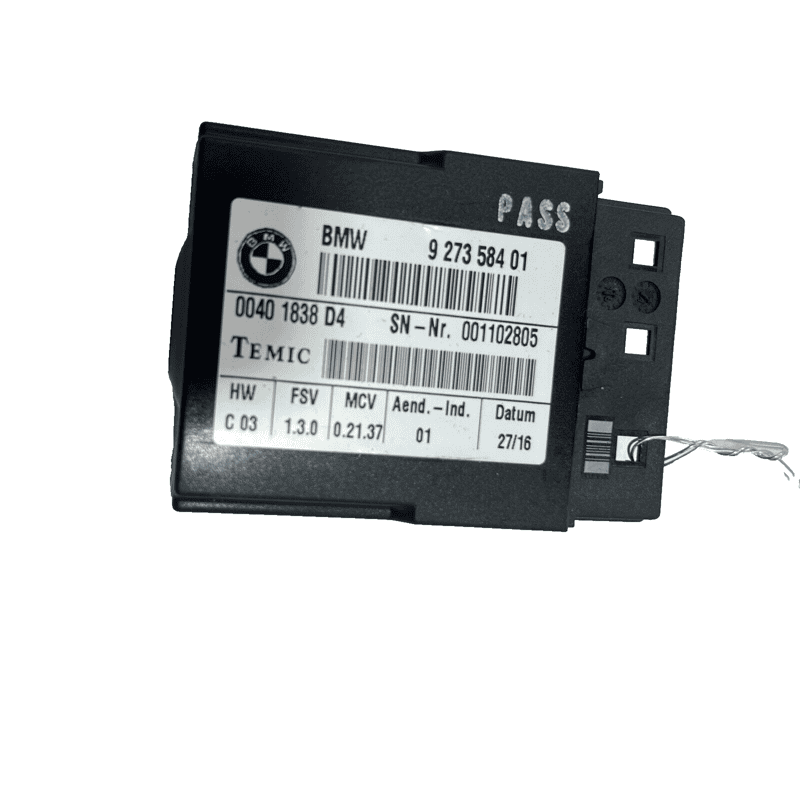 2017-2020 BMW 430I REAR LEFT DRIVER SEAT BELT EXTENDER CONTROL LCPA MODULE 