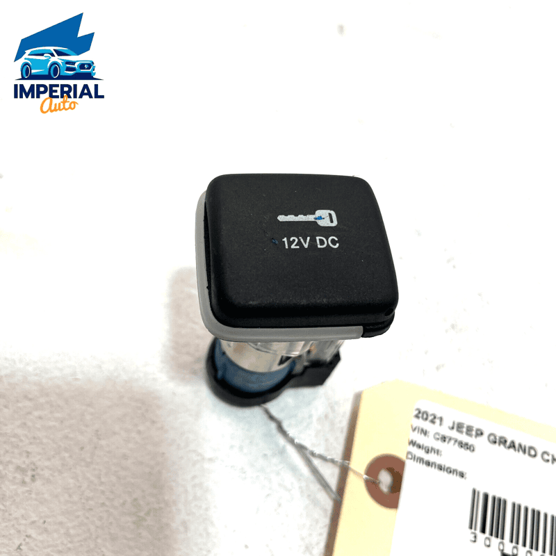2019-21 JEEP GRAND CHEROKEE Cigarette Lighter Socket Power Outlet & Cap Ass