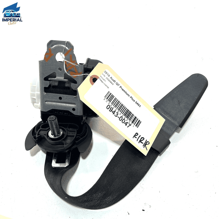 2017-2019 AUDI Q7 REAR 3RD ROW LEFT SIDE SEAT BELT SEATBELT RETRACTOR OEM