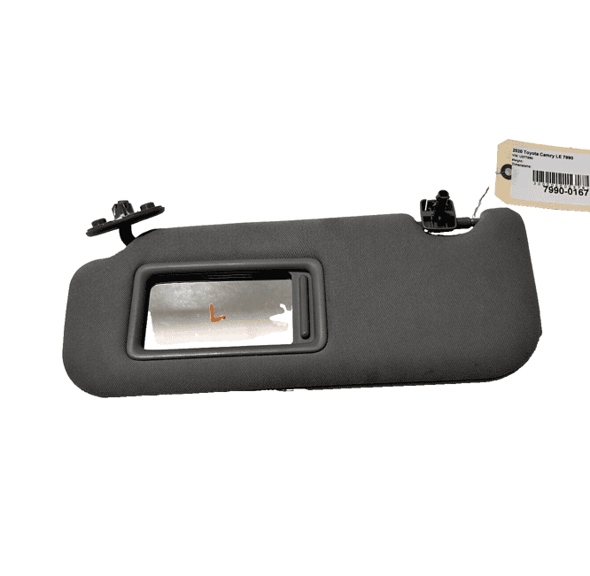 TOYOTA CAMRY 2018-2023 FRONT LEFT DRIVER SIDE SUN VISOR SUNVISOR OEM GRAY