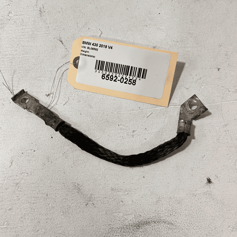 2017 - 2020 BMW 430I 2.0L TRANSFER CASE STRAP GROUND EARTH CABLE WIRE OEM