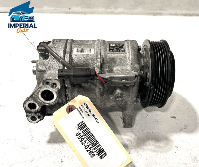 2017 - 2020 BMW 430I 2.0L A/C AC AIR CONDITIONING COMPRESSOR W/ MAGNETIC OE