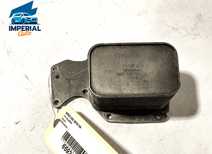 2017 - 2020 BMW 430I XDRIVE 2.0L ENGINE OIL COOLER HEAT EXCHANGER OEM