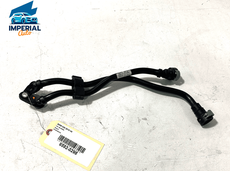 2017 - 2020 BMW 430I XDRIVE 2.0L TRANSMISSION OIL COOLER PIPE LINE HOSE OEM