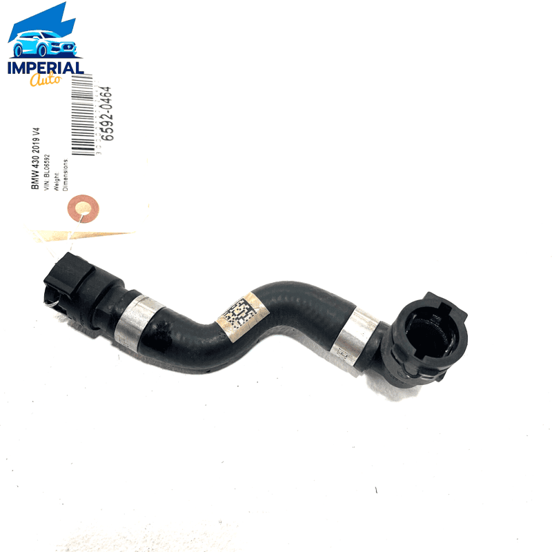 2017-2020 BMW 430i 330i 230i RETURN COOLANT HOSE BETWEEN RADIATOR EXPANSION