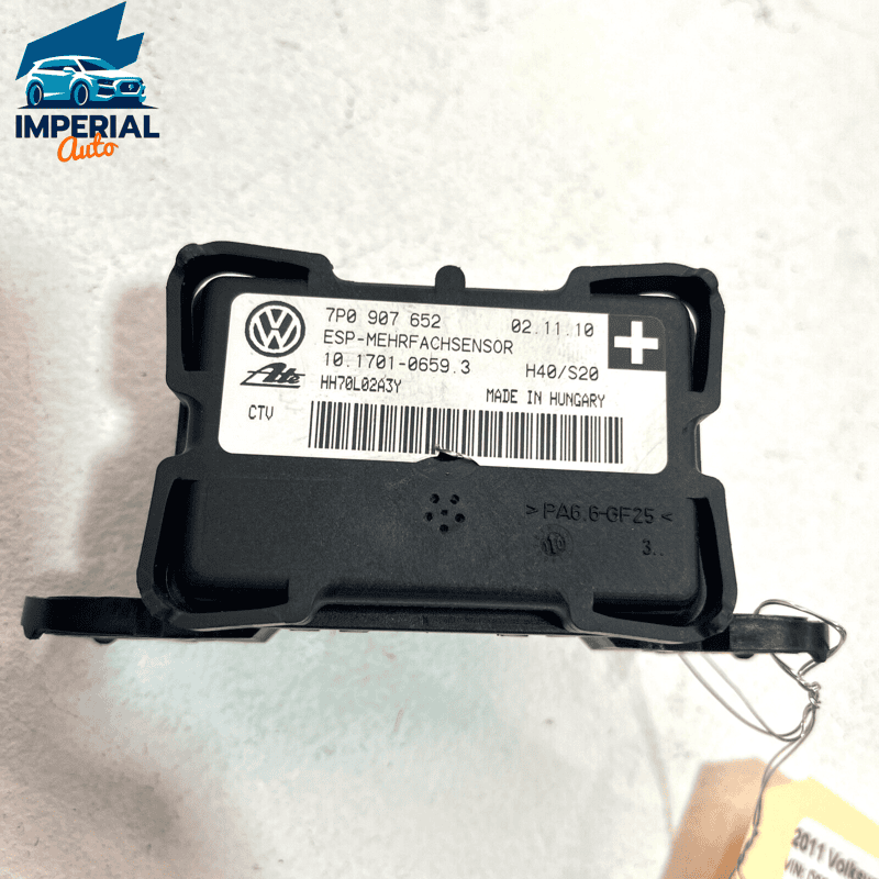 2011 VOLKSWAGEN TOUAREG HYBRID YAW / ESP RATE SENSOR CONTROL MODULE OEM