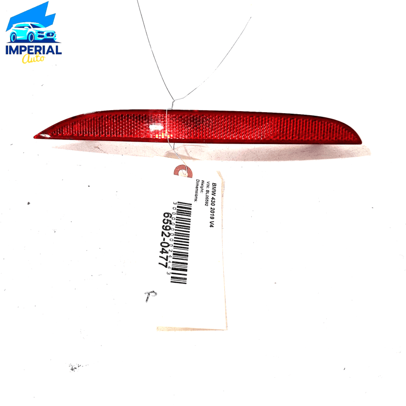2018-2020 BMW 430xi F36 F33 REAR BUMPER PASSENGER SIDE REFLECTOR LIGHT LAMP