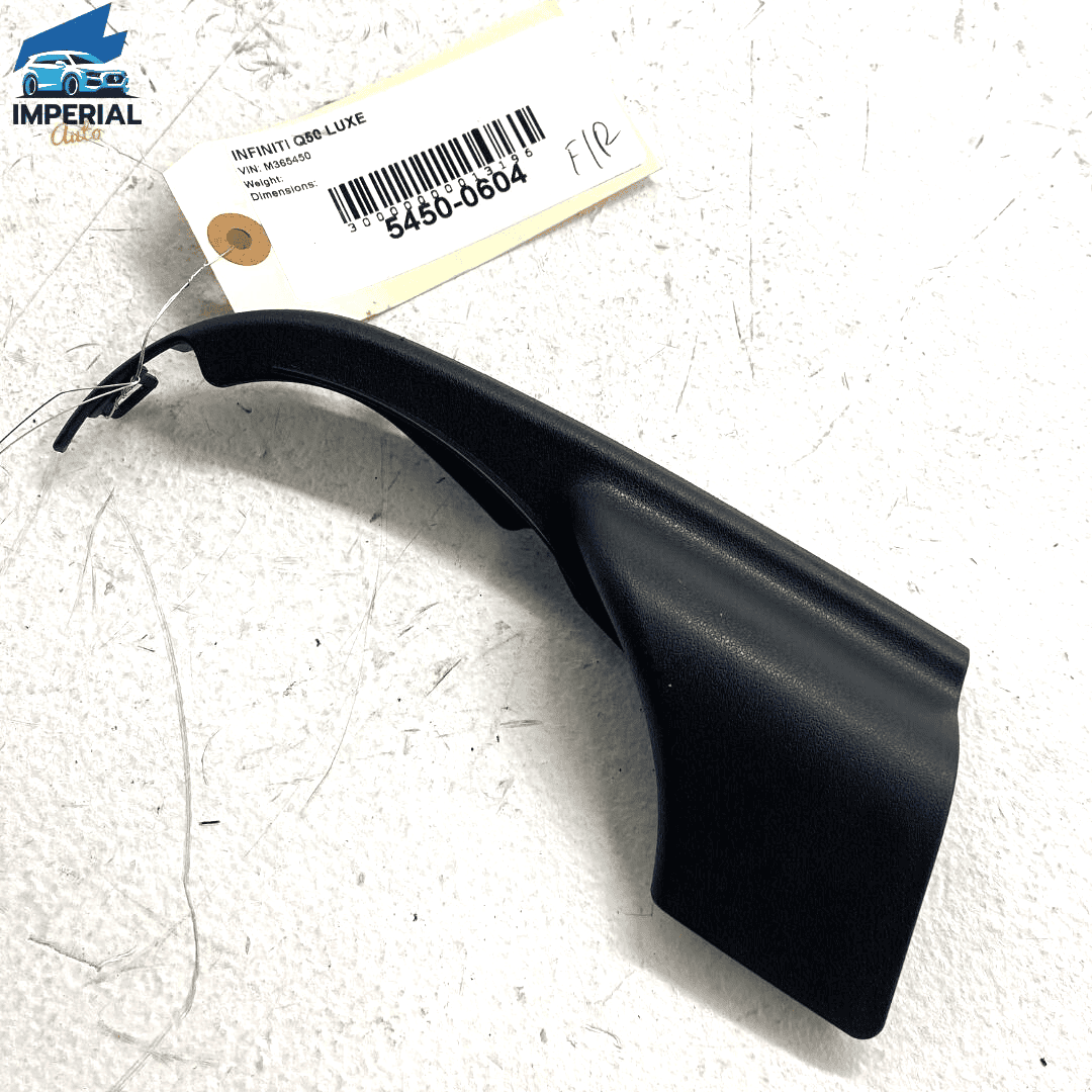 2014-2020 Infiniti Q50 Front Passenger Side Seat Recline Trim Cover OEM Bla