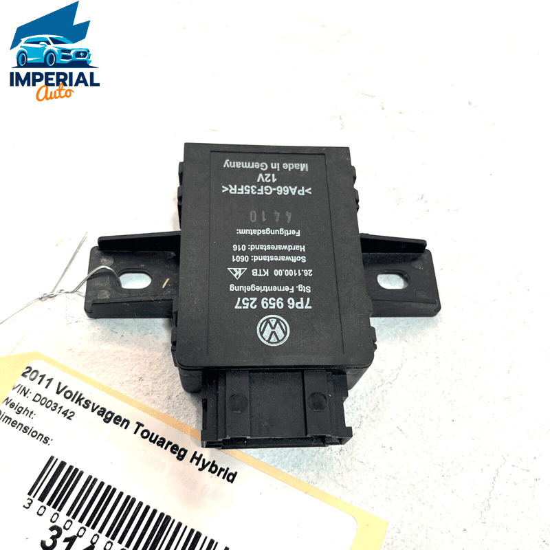 2011 VOLKSWAGEN TOUAREG HYBRID SEAT BACKREST RELEASE CONTROL MODULE OEM