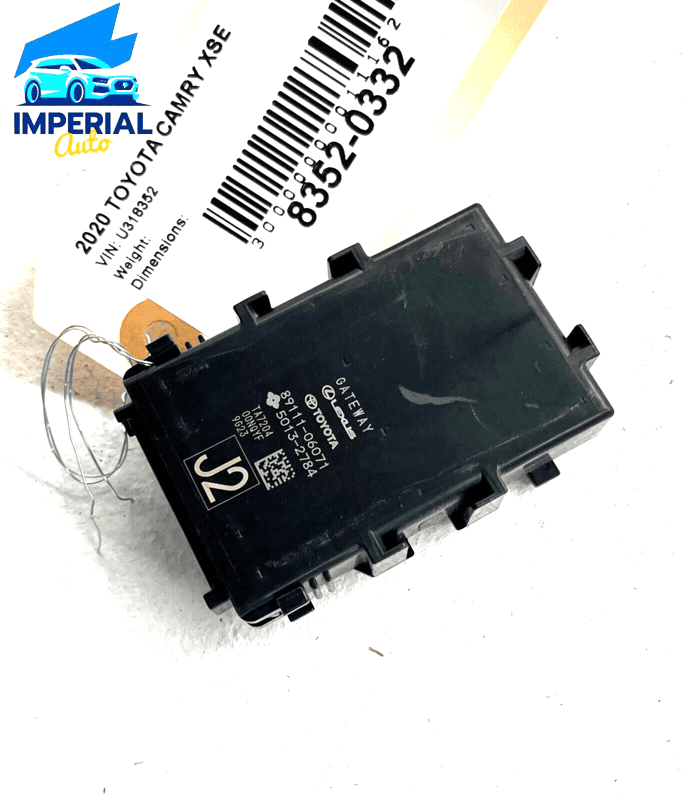 TOYOTA CAMRY XSE 2018 - 2021 NETWORK GATEWAY COMPUTER CONTROL MODULE UNIT O