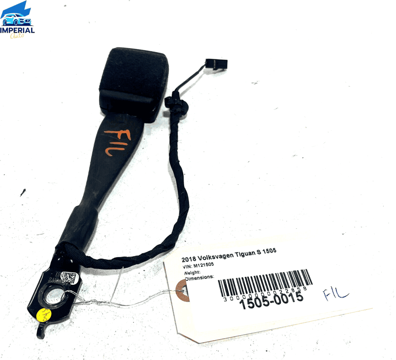 VOLKSWAGEN TIGUAN FRONT LEFT DRIVER SEAT BELT SEATBELT BUCKLE 2018-2023 OEM
