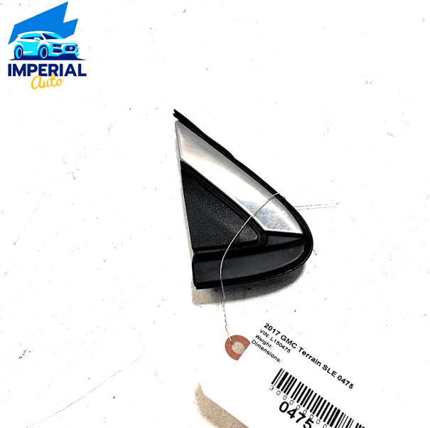 GMC TERRAIN 2018-2023 FRONT PASSENGER SIDE FENDER PILLAR CORNER MOLDING OEM