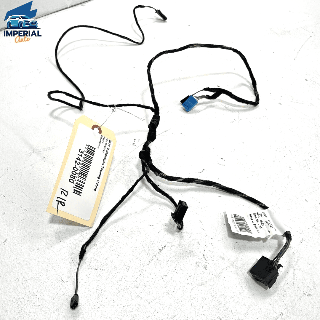 2011-14 Volkswagen Touareg Rear Right or Left Door Panel Wiring Harness OEM
