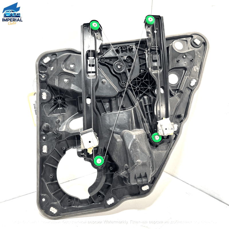 VOLKSWAGEN TOUAREG REAR LEFT DOOR WINDOW REGULATOR & CARRIER OEM 2011 - 201