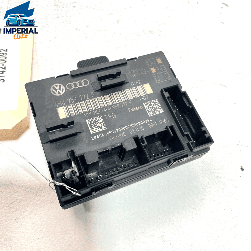 VW TOUAREG 2011-2013 FRONT RIGHT PASSENGER SIDE DOOR COMPUTER CONTROL MODUL