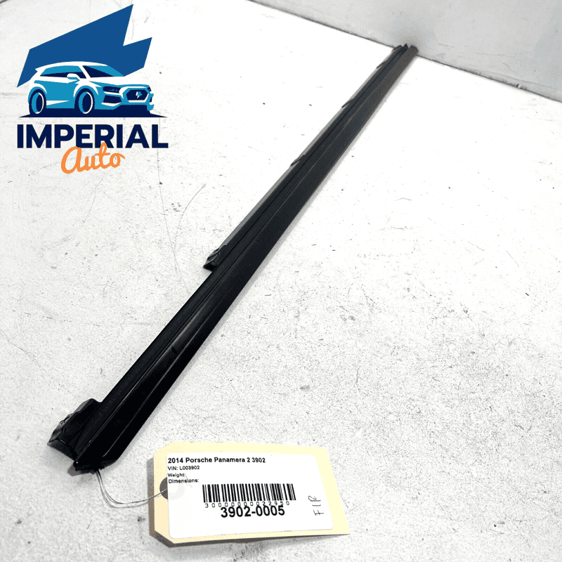 2010-2016 PORSCHE PANAMERA FRONT RIGHT PASSENGER DOOR WINDOW BELT MOLDING O